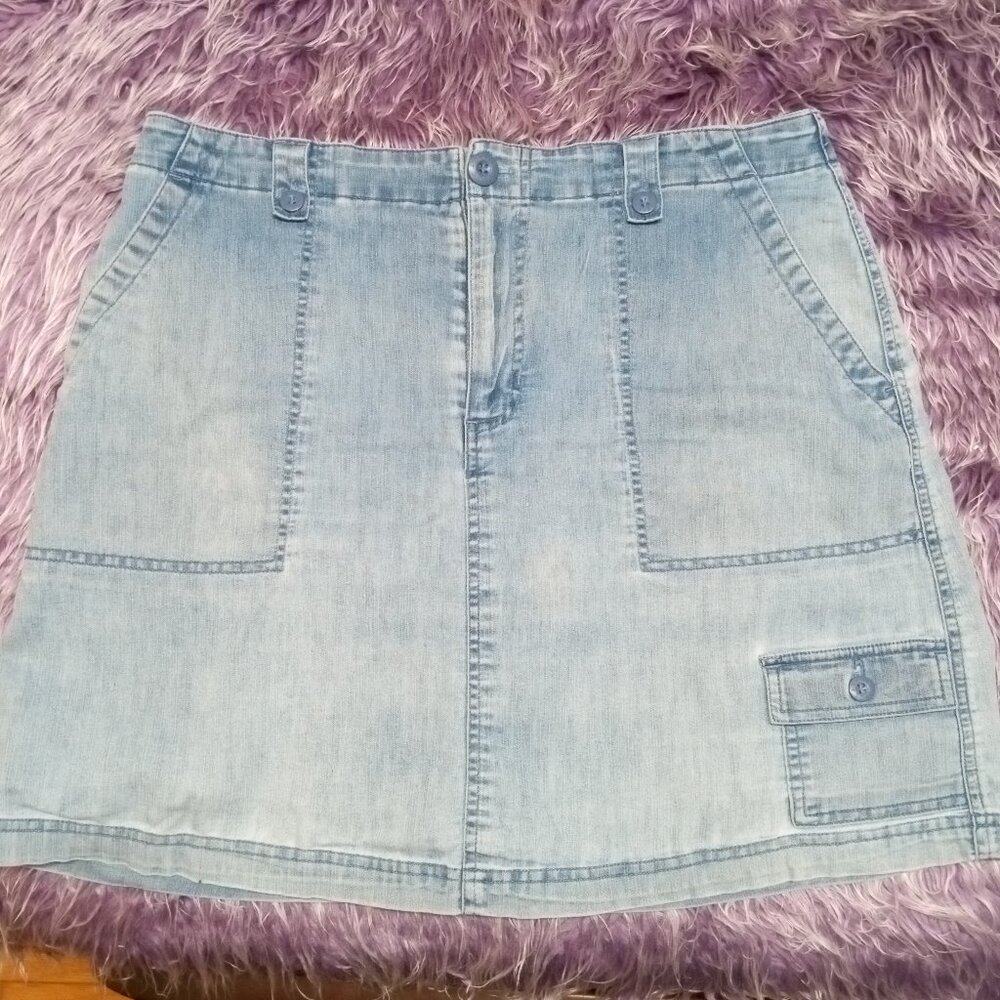 Stretch Jean Skorts